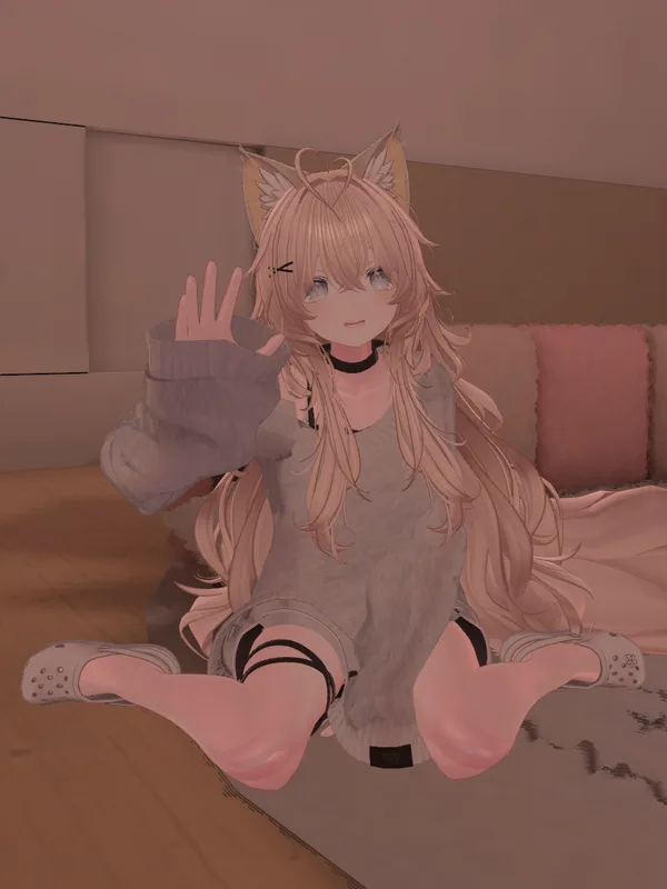 Haku — VRChat avatar, Shinano base (full body)